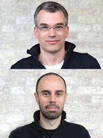 Matthias Heinemann (boven) en Andreas Milias-Argeitis. Foto door Marina Guskova