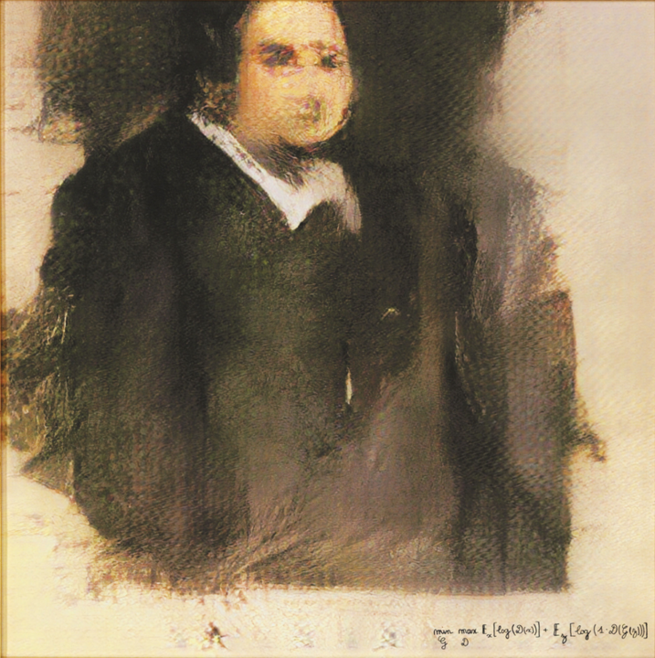 Portret van Edmond de Belamy (wikipedia)