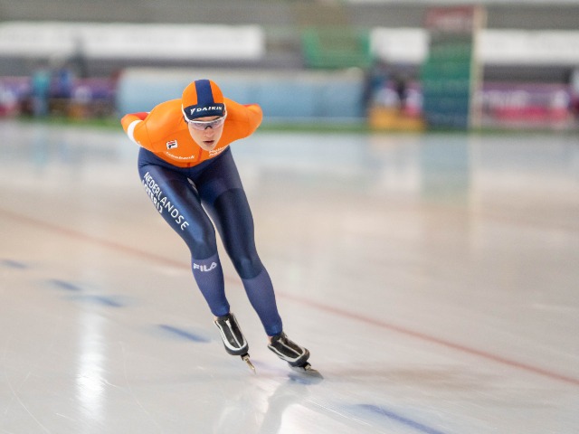 Silke Hijma in actie in Hamar (Foto: Leonie Richarz).