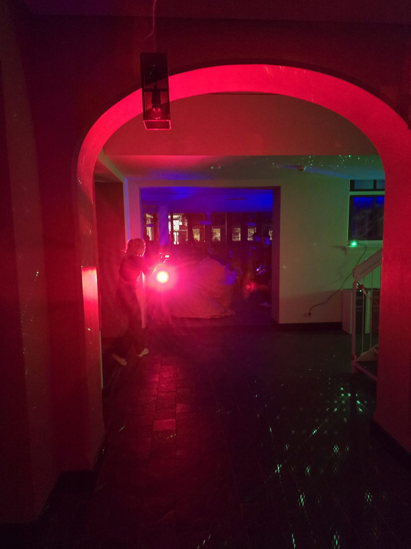 Laser Gaming in the Academy Building