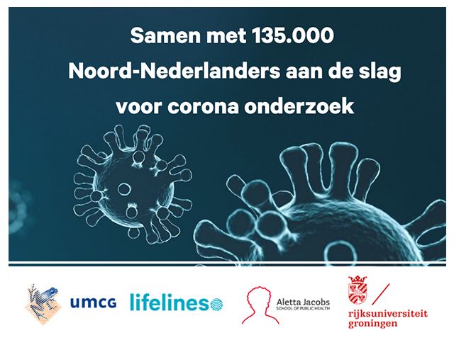 Het onderzoek is een gezamenlijk initiatief van UMCG, Lifelines, AJSPH en RUG