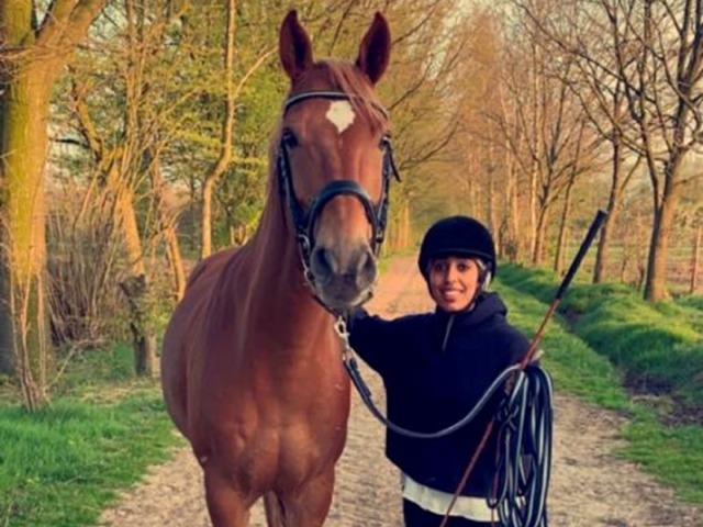 Najod Alsabaan, representing Saudi Arabia, Master of Medicine. First female president of the Saudi student club at Groningen University in 2016