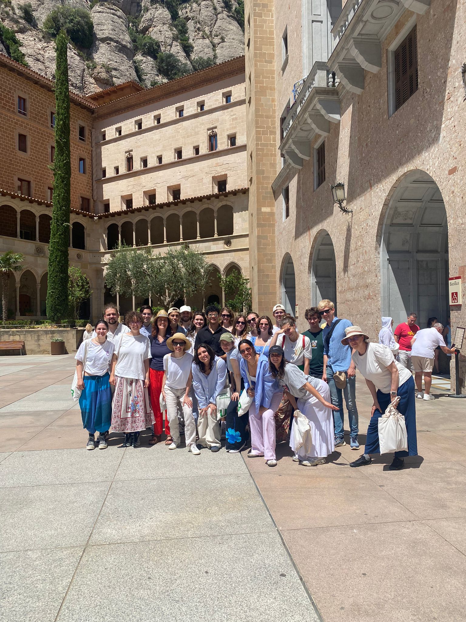 Honours students from the 'Religion in the Public Domain' course at their Summer School in Barcelona, Spain