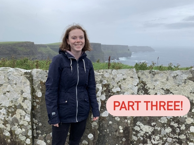 Hylke at the Cliffs of Moher.