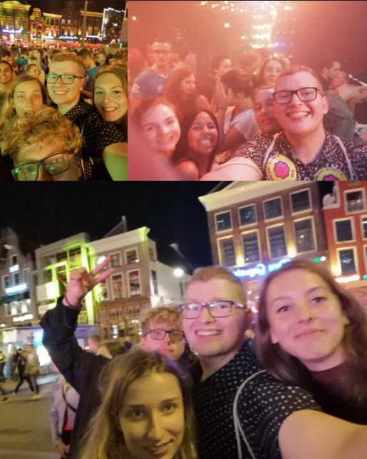 A night out during the KEI-week. Starting on the Grote Markt, ending in a bar at 02:00 AM being photobombed by our KEI-leader