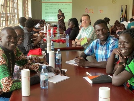 Students sitting together at a lecture