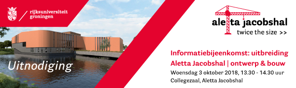 Invitation information meeting on expansion of Aletta Jacobshal