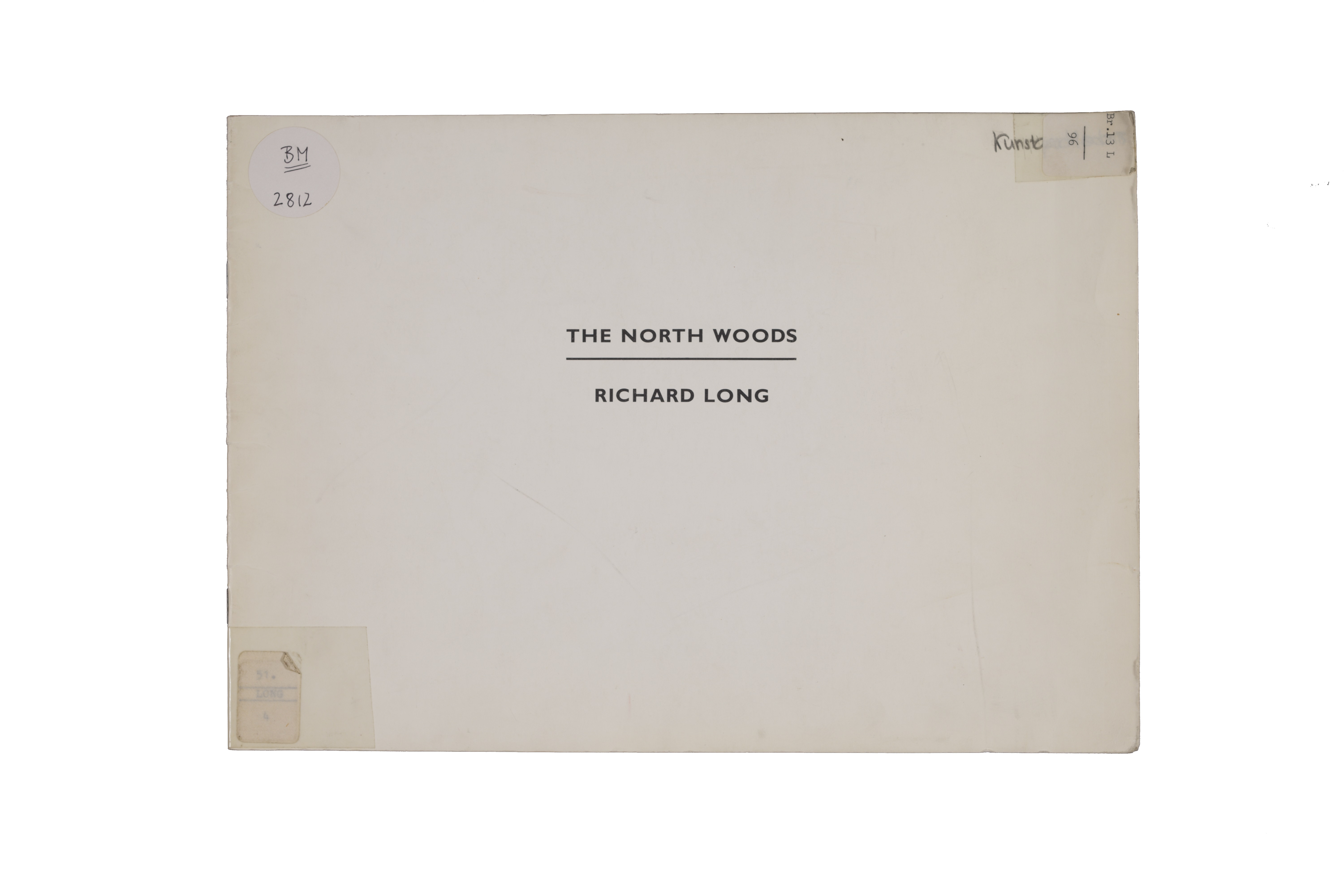 Richard Long: North Woods, 1977 (omslag)Richard Long: The north woods, 1977 (cover)
