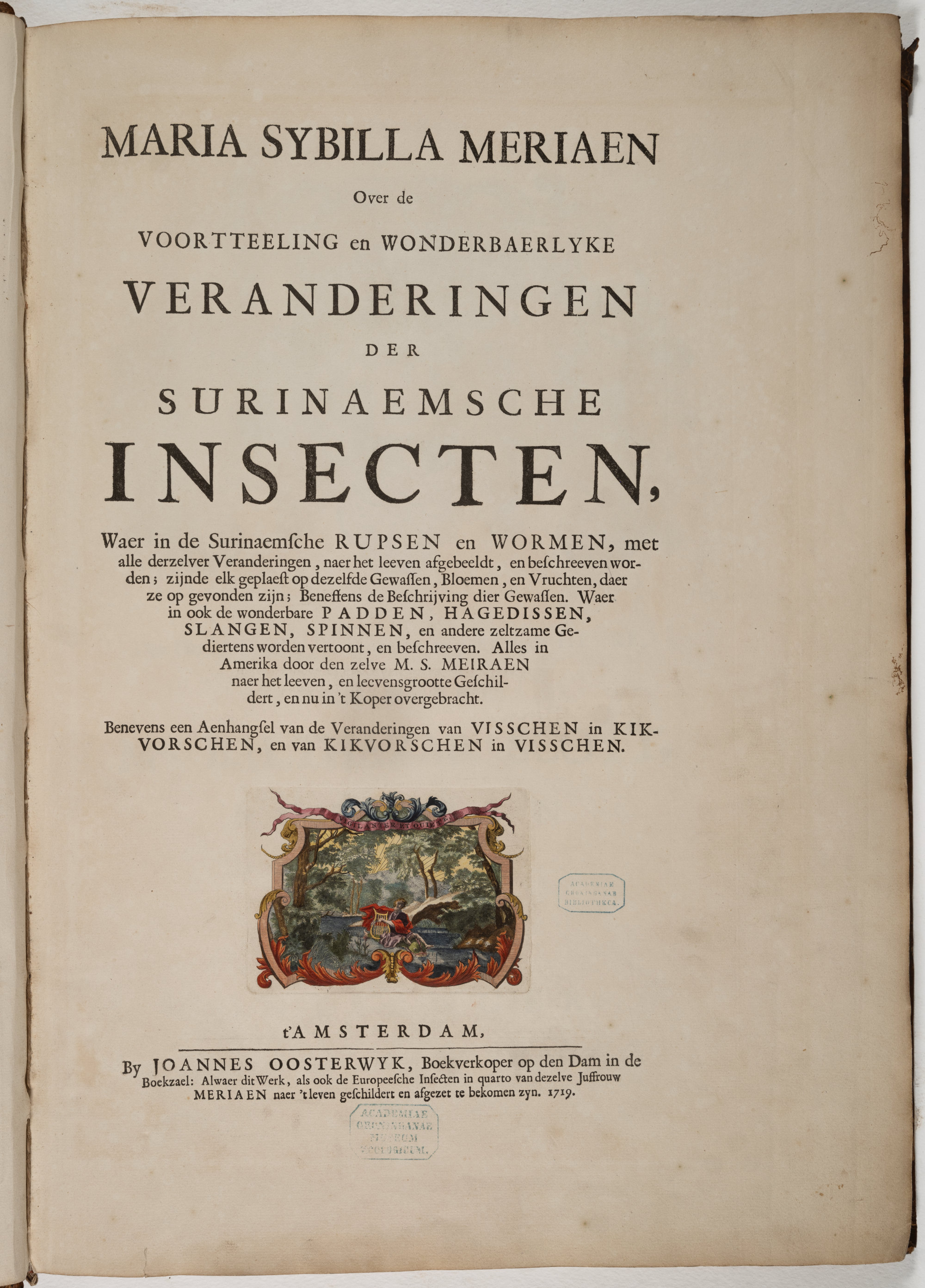 Titelpagina Surinaemsche insecten