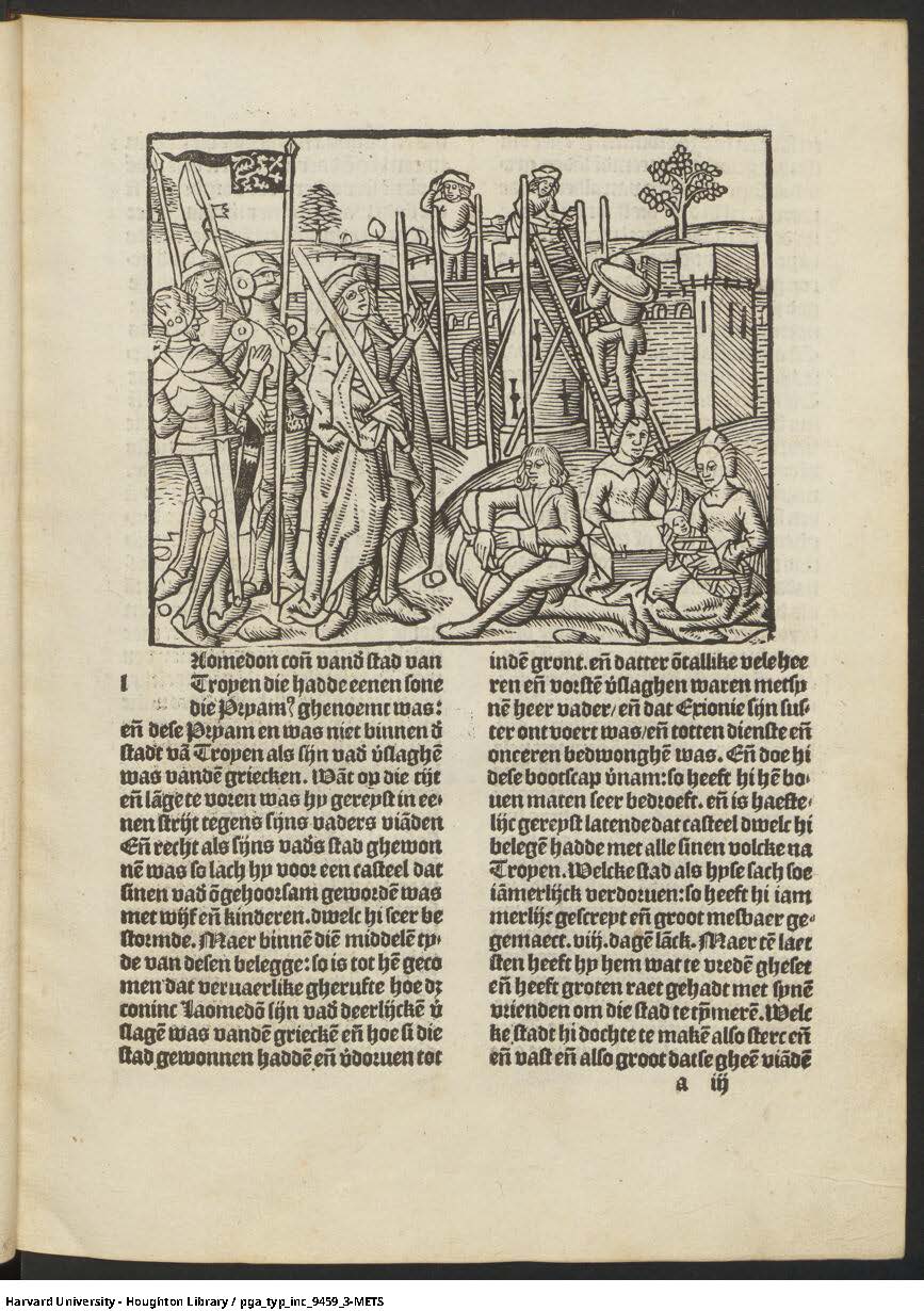 Doesborch, Jan Van, -1536, Printer, et al. Die distructie van Troyen