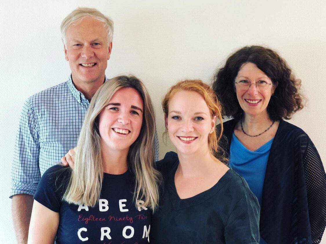 Eduard Verhagen, Els Maeckelberghe, Laura Postma and Malou Luchtenberg