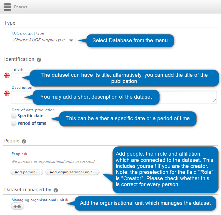 Fill in as much as information on the metadata as possible