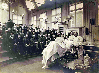 Lecture in the academic hospital