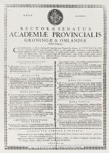 College schedule from 1647