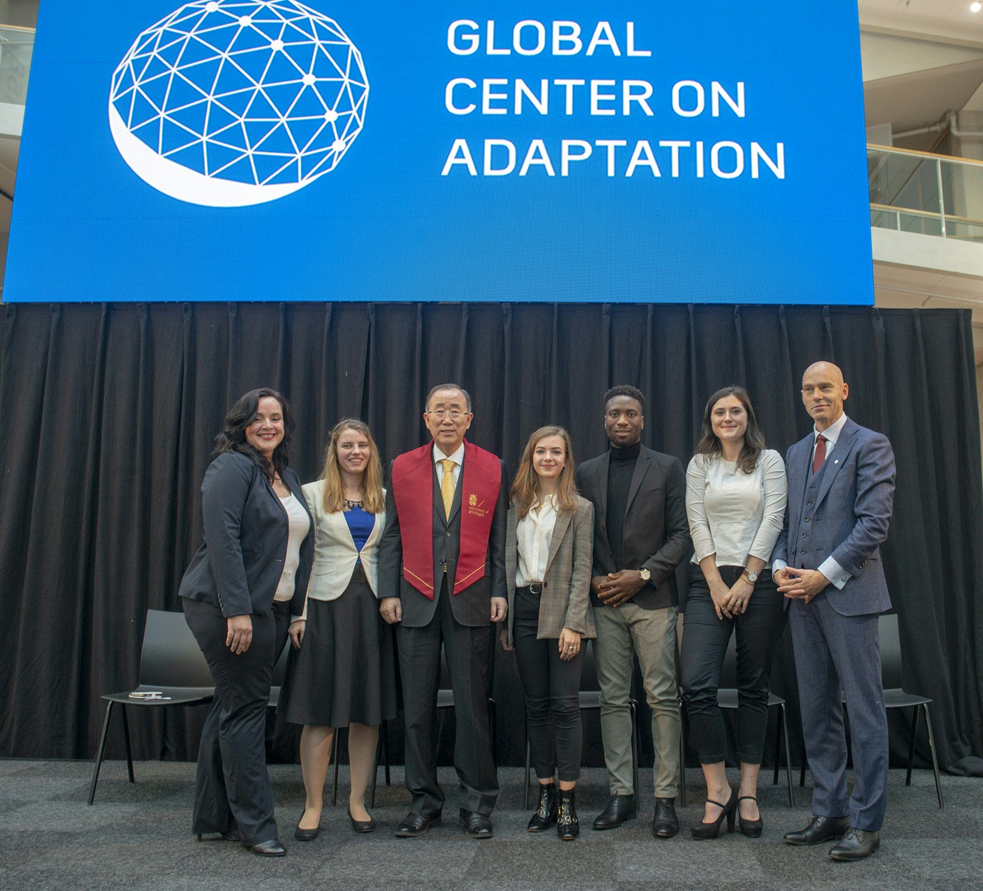 8e secretaris-generaal van de VN Ban Ki-moon opent vestiging Global Center on Adaptation in Groningen8th Secretary-General of the UN Ban Ki-moon opens Global Center on Adaptation Office in Groningen