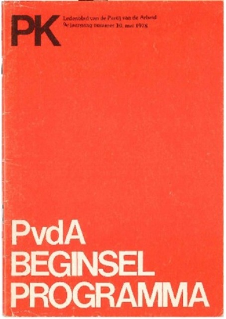 PvdA beginselprogramma, 1977