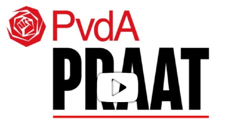 Logo podcast PvdA Praat