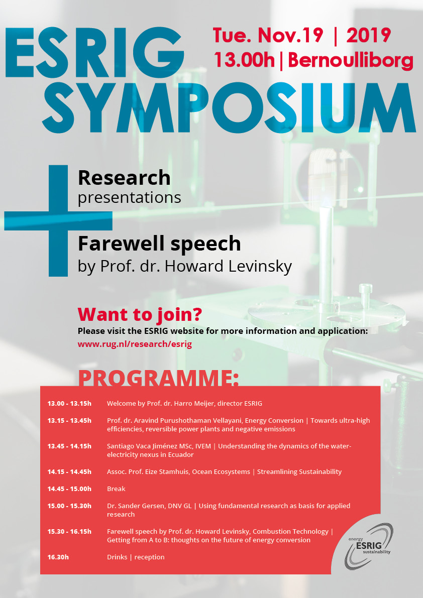 Poster ESRIG symposium