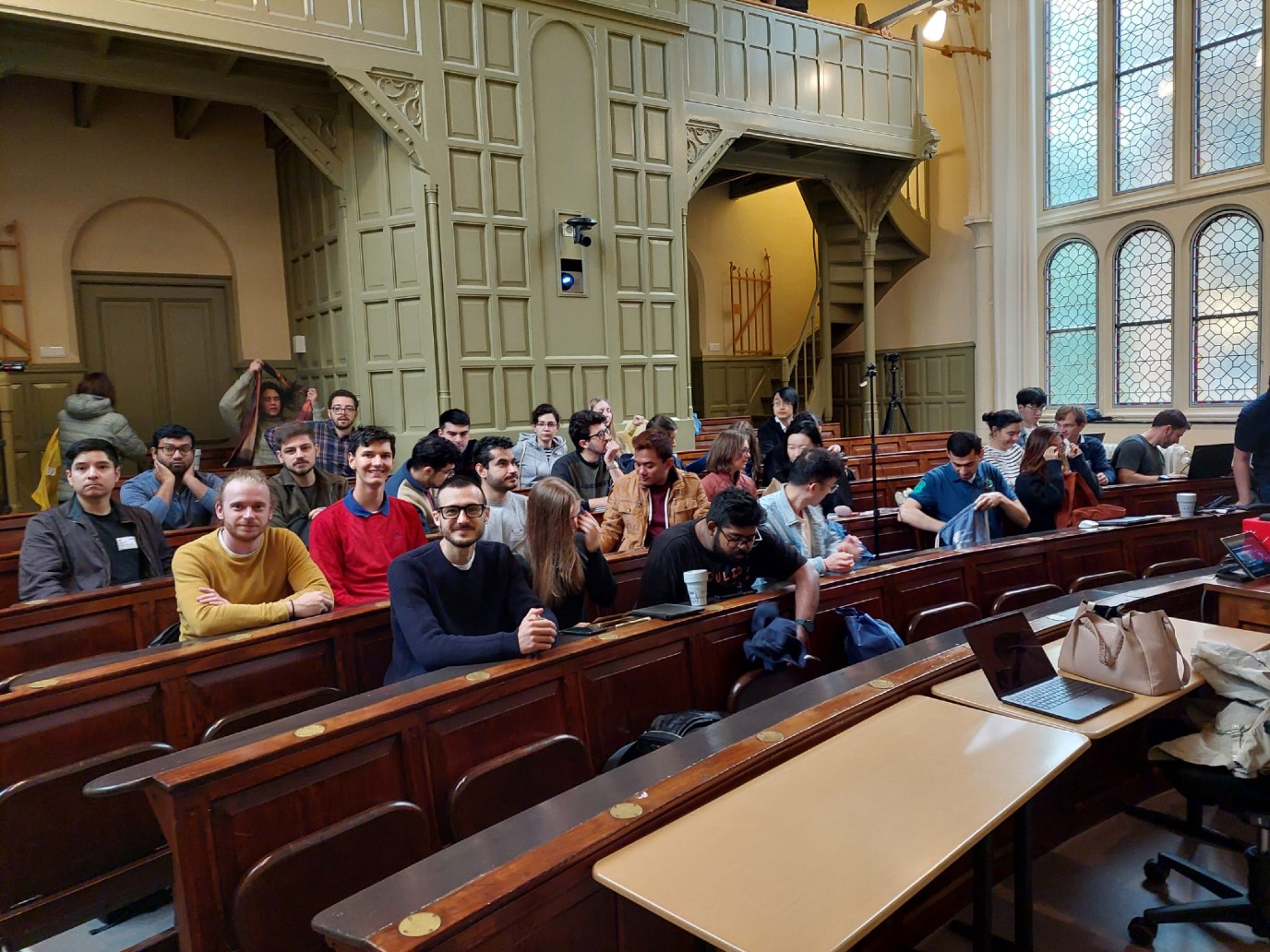 lecture hall with students