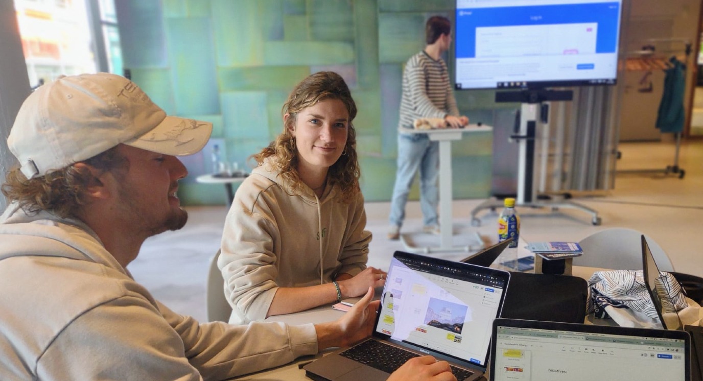 students at work at the Rudolf Agricola School