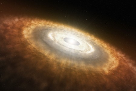 Protoplanetary disc | Illustration Wikimedia