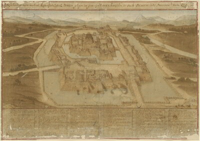 Map from the collection of the Medici family