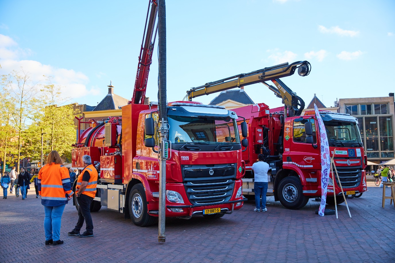 Vuilniswagen op waterstof (Gemeente Groningen)